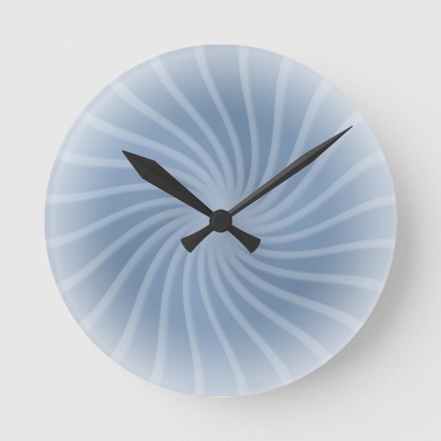 Horloge Ronde Tourbillon bleu pâle (Recto)