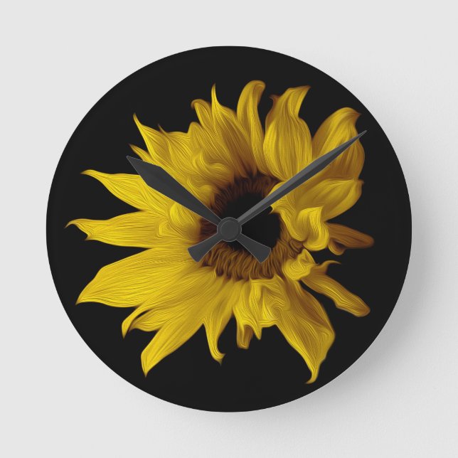 Horloge Ronde Tournesol (Recto)