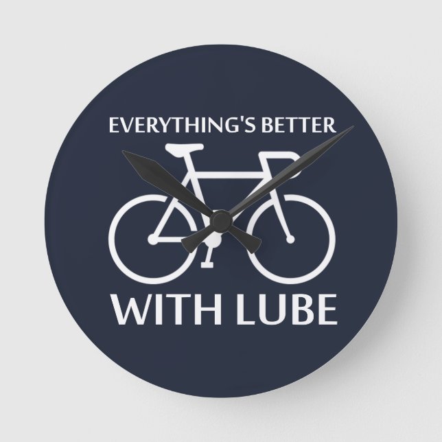 Horloge Ronde Tout va mieux avec Lube (Recto)
