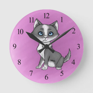 Horloge Ronde Toutes les neuf vies
