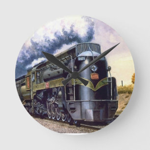 Horloge Ronde Train clock