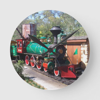 Horloge Ronde Train clock