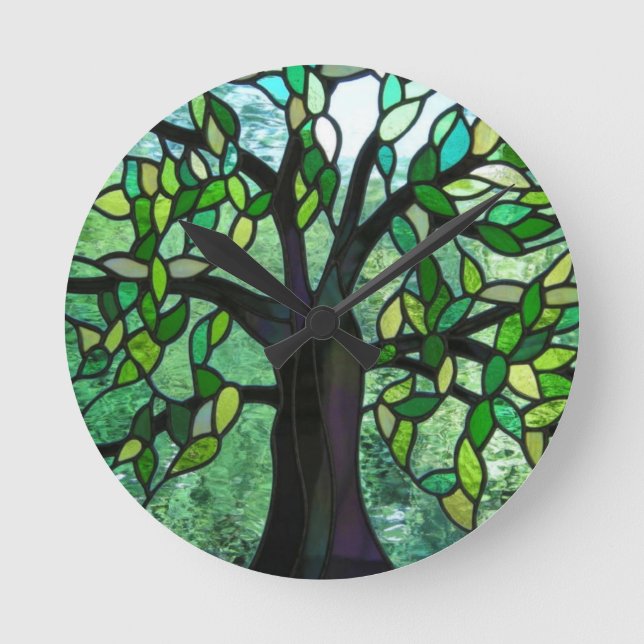 Horloge Ronde Tree of Enchantment wall clock (Recto)