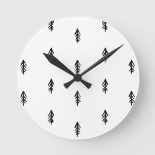 Horloge Ronde Tree pattern