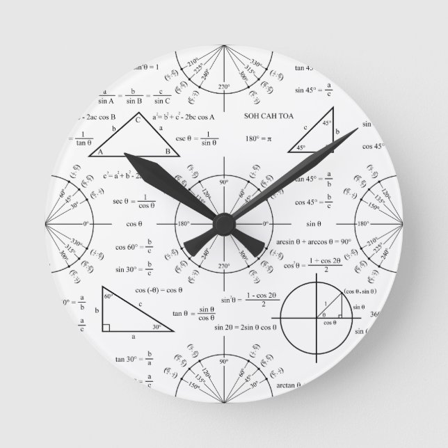 Horloge Ronde Triage et triangles (Recto)