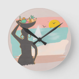 Horloge Ronde Tropicalisa 