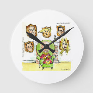 Horloge Ronde Trump Est Poutine Sur La Ritz Cadeaux