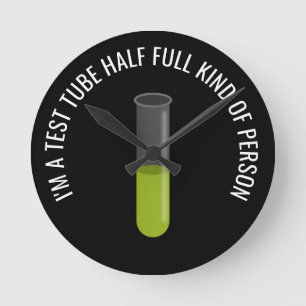 Horloge Ronde Tube d'essai