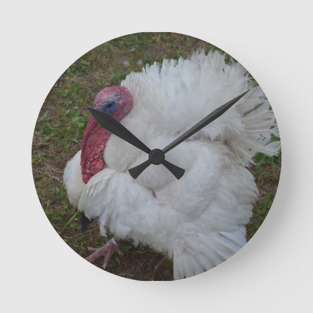 Horloge Ronde Turquie blanche (Recto)