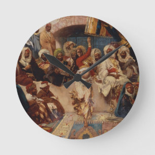 Horloge Ronde Un auditoire intéressé, 1883 (huile sur la toile