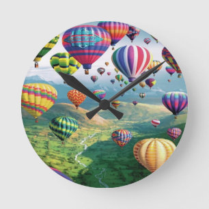 Horloge Ronde Un bon nombre d'horloge murale moyenne ronde