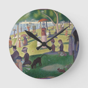 Horloge Ronde Un dimanche après-midi sur l'île de La Grande Jatt