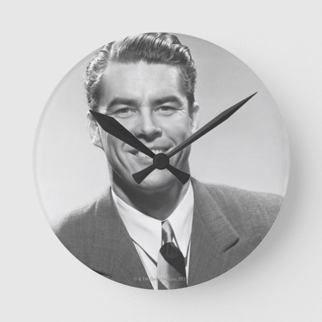 Horloge Ronde Un homme qui réussit (Recto)