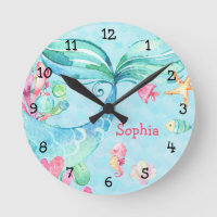 Under the Sea Mermaid Teal Pink Girl