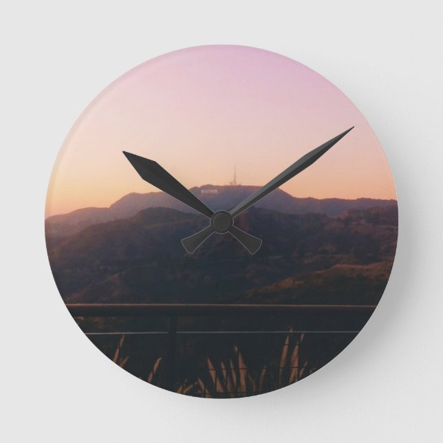 Horloge Ronde Une fois à Hollywood (Recto)