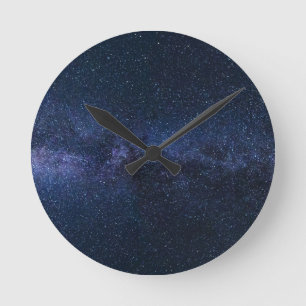 Horloge Ronde Une galaxie d'étoiles dans le ciel nocturne