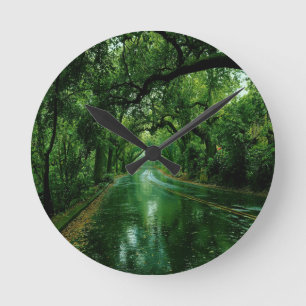 Horloge Ronde Une mélodie rafraîchissante 009