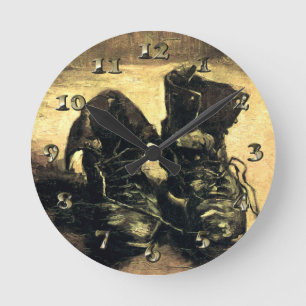 Horloge Ronde Une paire de chaussures - Van Gogh