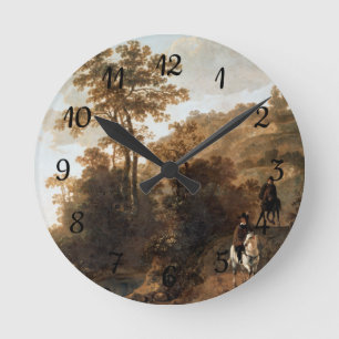 Horloge Ronde Une promenade en soirée près d'une rivière Aelbert