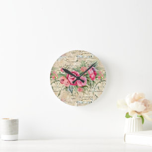 Horloge Ronde Une série de design éphémère français 26