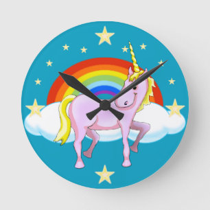 Horloge Ronde Unicorn Wall