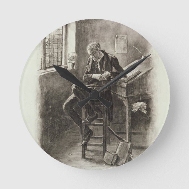 Horloge Ronde Uriah Heep, de "Charles Dickens : Un commérage sur (Recto)