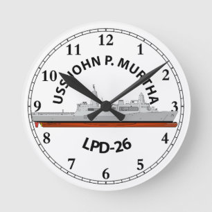 HORLOGE RONDE USS JOHN P MURTHA, LPD-26, SAN ANTONIO