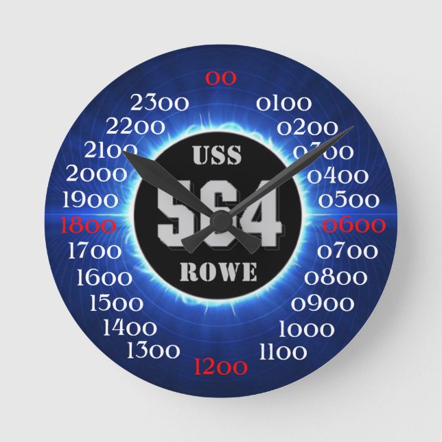 Horloge Ronde USS Rowe (Recto)