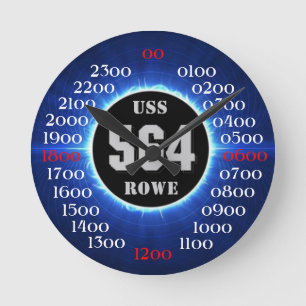 Horloge Ronde USS Rowe (DD-564)
