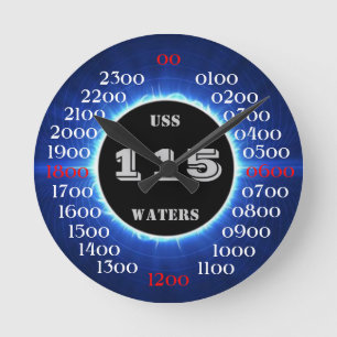 Horloge Ronde USS Waters (DD-115)