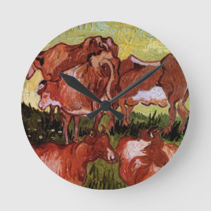 Horloge Ronde Vaches (après Jordaens) par Vincent van Gogh