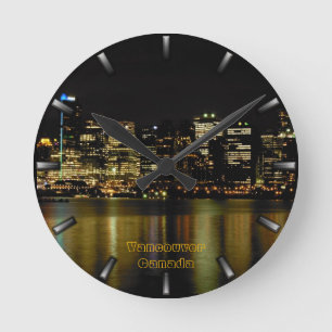 Horloge Ronde Vancouver Clock Toxits Decor Vancouver Wall Clock