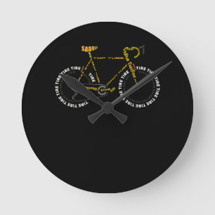 Horloge Ronde Vélo    AnatomyCute Cycling Est Un Cadeau De Vie