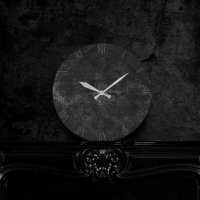 Velvety Onyx Damask | Black Vampy Grunge Baroque