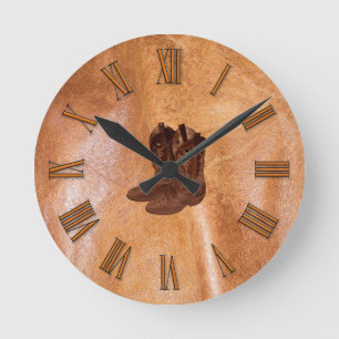 Horloge Ronde Venin de Horse-Lovers