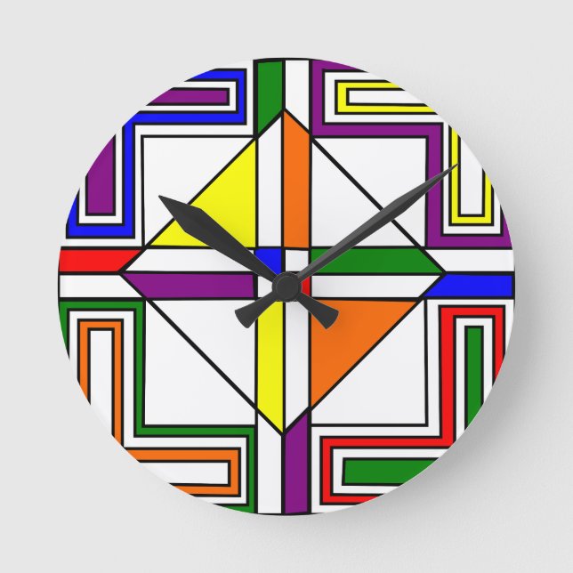 Horloge Ronde Verre Bauhaus (Recto)