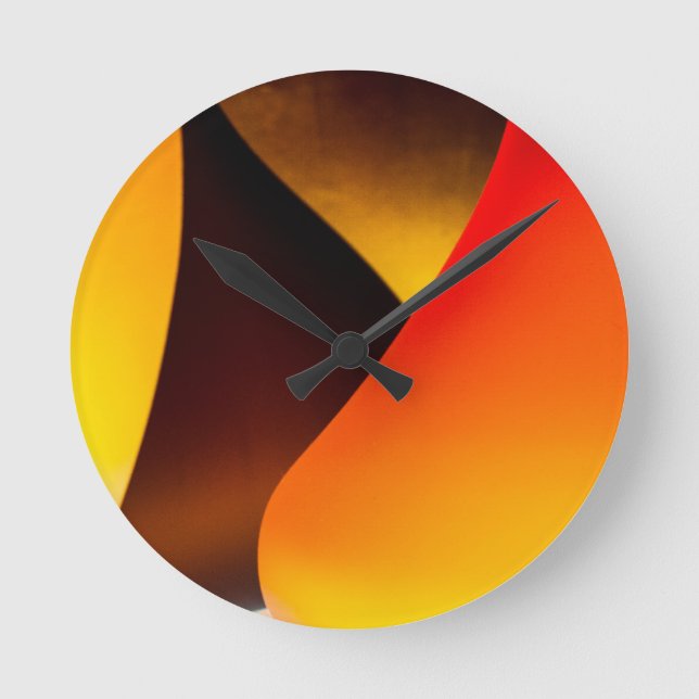 Horloge Ronde Verre brillant de Murano (Recto)