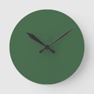 Horloge Ronde Vert Chasseur
