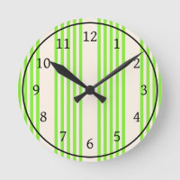 Vert citron vert et beige cinq rayures motif