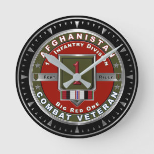 Horloge Ronde Vétéran de la 1re division d'infanterie en Afghani