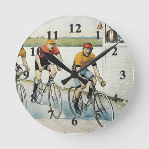 Horloge Ronde Vieille école de recyclage SUPÉRIEURE