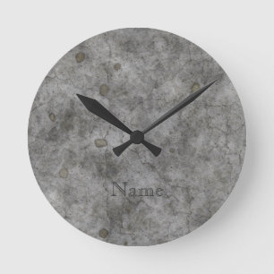 Horloge Ronde Vieux béton