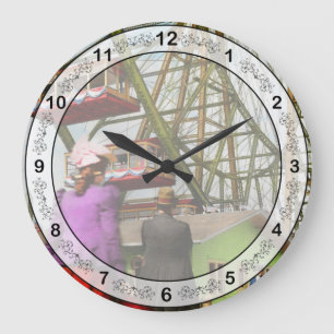 Horloge Ronde Ville - Chicago, IL - La première grande roue 1893
