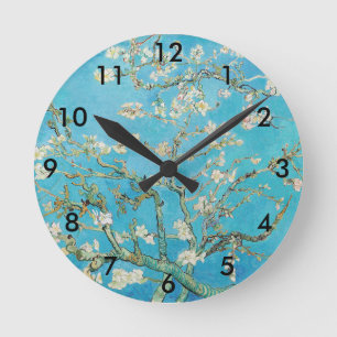 Horloge Ronde Vincent van Gogh - Floraison des amandiers