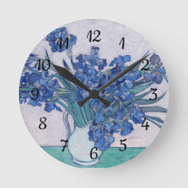 Horloge Ronde Vincent Van Gogh. Irises
