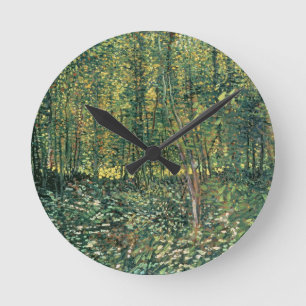 Horloge Ronde Vincent van Gogh Trees and Undergrowth 1887