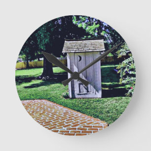 Horloge Ronde Vintage Outhouse