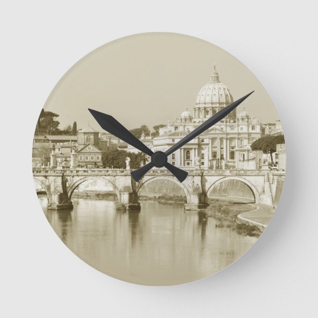 Horloge Ronde Vintage Rome (Recto)