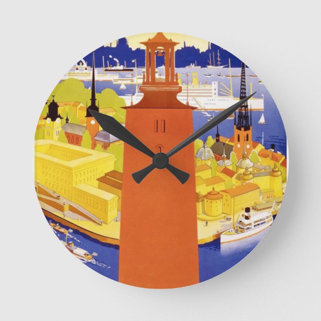 Horloge Ronde Vintage Stockholm (Recto)