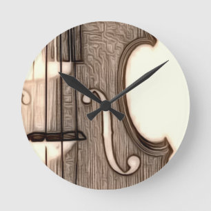 Horloge Ronde Violon, alto, violoncelle ?